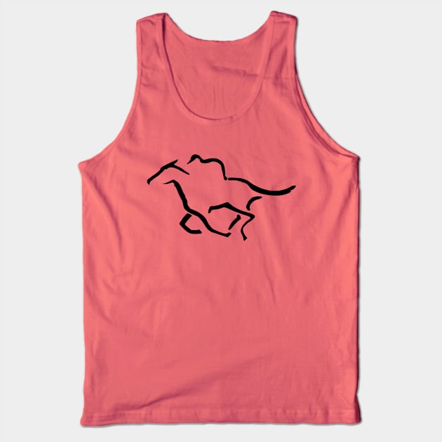 Horse racer Tank Top by Younis design 